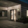 Italux 5902854534821 LED Nástěnné venkovní světlo | Přírodní bílá | 10W | Černá