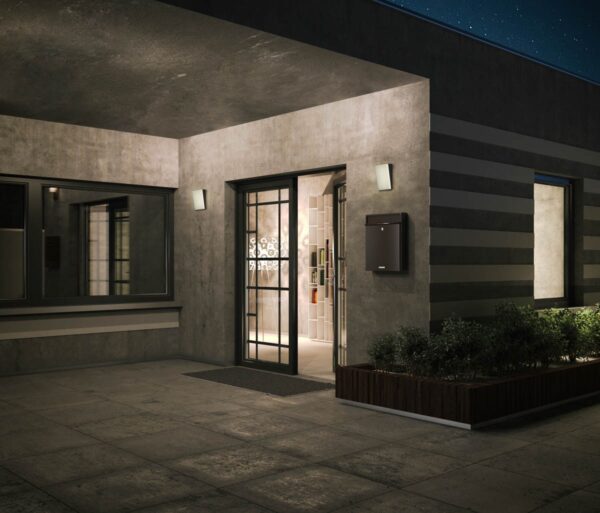 Italux 5902854534821 LED Nástěnné venkovní světlo | Přírodní bílá | 10W | Černá