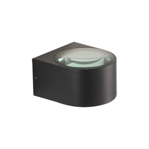 Italux 5902854534494 LED Nástěnné venkovní světlo | Teplá bílá | 5W | Černá