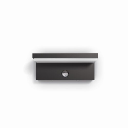 Philips 16484/93/P3 Bustan LED Nástěnné venkovní světlo | Přírodní bílá | 4,5W | Černá