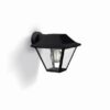 Philips 16495/30/PN Alpenglow Nástěnné venkovní světlo | E27 | Černá