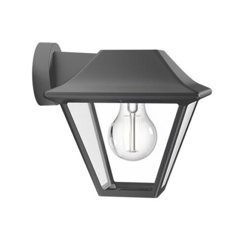 Philips 8719514417571 Alpenglow Nástěnné venkovní světlo | E27 | Černá