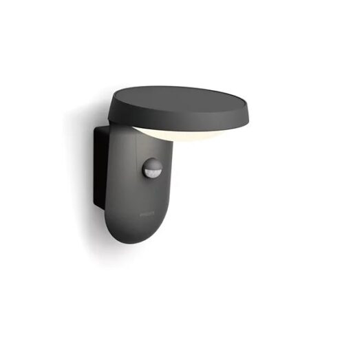 Philips 8719514476875 Tyla LED Nástěnné venkovní světlo | Přírodní bílá | Černá | 9W