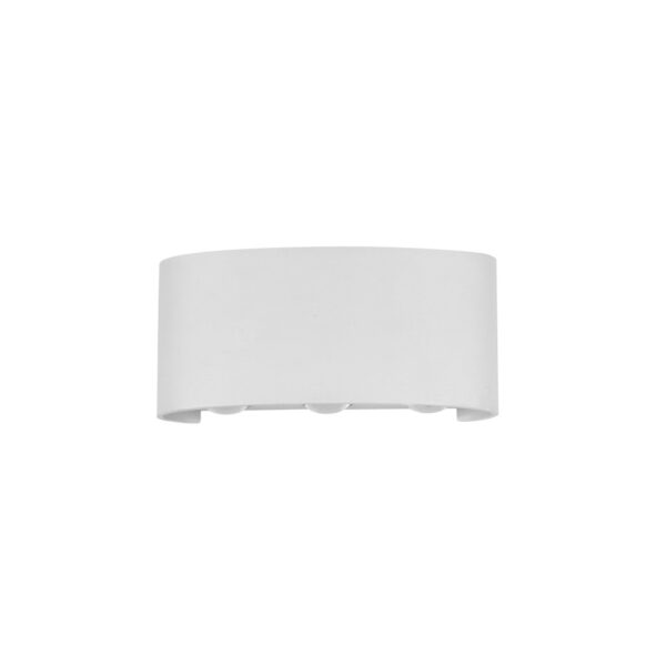 Italux 5902854530144 LED Nástěnné venkovní světlo | Teplá bílá | Bílá | 232W