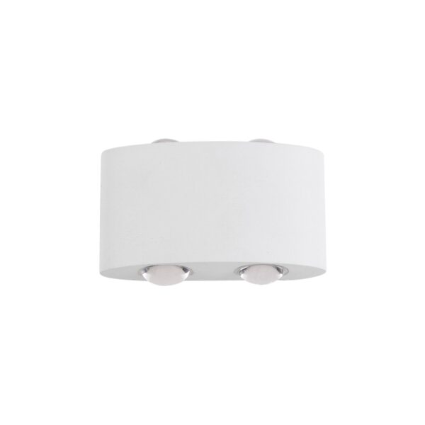 Italux 5902854530137 LED Nástěnné venkovní světlo | Teplá bílá | Bílá | 261W