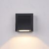 Italux 5902854530175 LED Nástěnné venkovní světlo | Teplá bílá | Černá | 3W