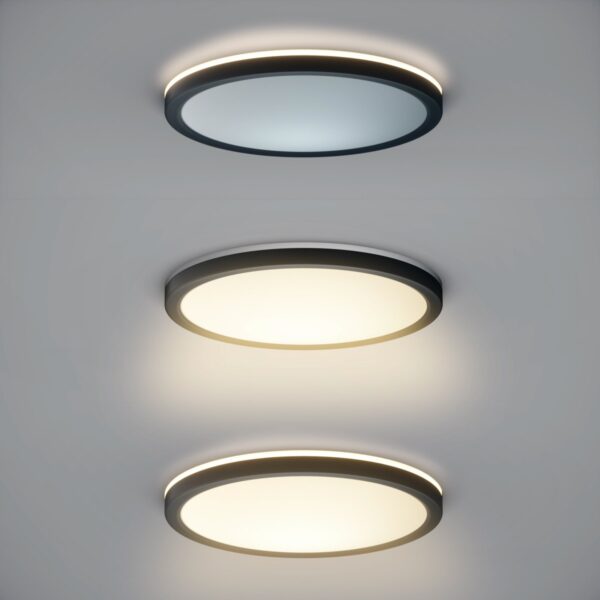 Italux 5902854537594 LED Přisazené stropní svítidlo | 36W | Černá