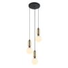 Italux 5900644430780 Lustr | E27 | Barevný kov | Bílá | Bronz | Černá