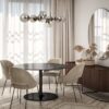 Italux 5900644434986 Lustr | G9 | Barevný kov | Mosaz | Žlutá
