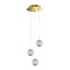 Italux 5902854536788 LED stropní svítidlo | 45455W | Barevný kov | Zlatá
