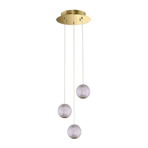 Italux 5902854536788 LED stropní svítidlo | 45455W | Barevný kov | Zlatá