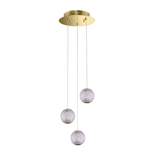 Italux 5902854536788 LED stropní svítidlo | 45455W | Barevný kov | Zlatá