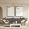 Italux 5900644313489 LED lustr | Teplá bílá | Barevný kov | Měď | 36W