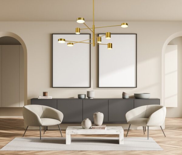 Italux 5900644313489 LED lustr | Teplá bílá | Barevný kov | Měď | 36W