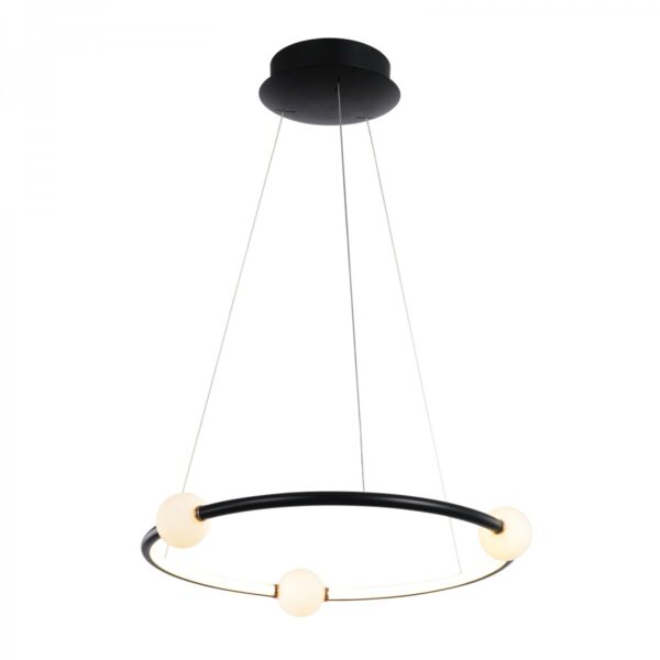 Italux 5900644313878 LED stropní svítidlo | Teplá bílá | Černá | 36W