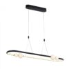Italux 5900644313892 LED stropní svítidlo | Teplá bílá | Černá | 44W
