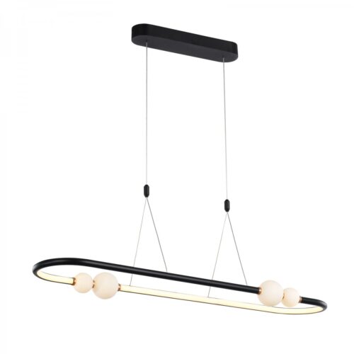 Italux 5900644313892 LED stropní svítidlo | Teplá bílá | Černá | 44W