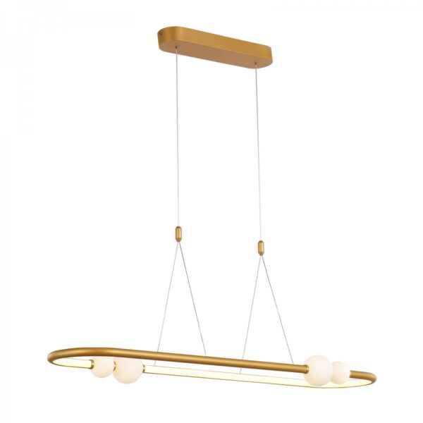 Italux 5900644313885 LED stropní svítidlo | Teplá bílá | Barevný kov | Bronz | 44W | 1