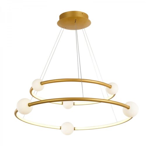 Italux 5900644313908 LED stropní svítidlo | Teplá bílá | Barevný kov | Bronz | 86W