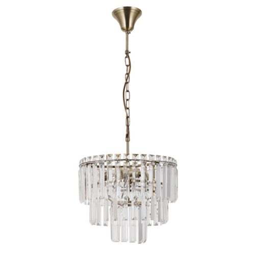 Italux 5902854533459 Lustr | E14 | Barevný kov | Bronz