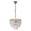 Italux 5902854533459 Lustr | E14 | Barevný kov | Bronz