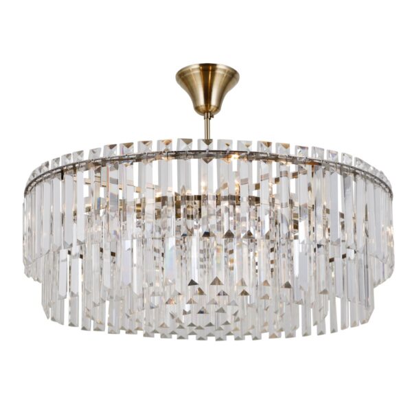 Italux 5902854533473 Lustr | E14 | Barevný kov | Bronz