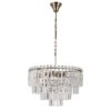 Italux 5902854533480 Lustr | E14 | Barevný kov | Bronz
