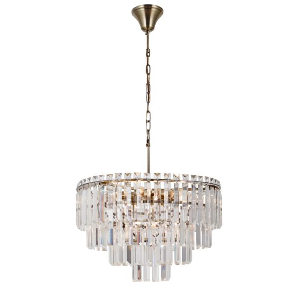 Italux 5902854533480 Lustr | E14 | Barevný kov | Bronz