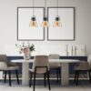 Italux 5900644432227 Lustr | E27 | Černá | Žlutá | 4