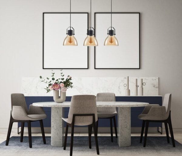 Italux 5900644432227 Lustr | E27 | Černá | Žlutá | 2