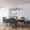 Italux 5900644315315 Skleněný lustr | G9 | Černá