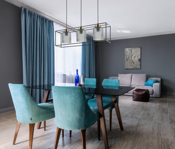 Italux 5900644318095 Lustr | E27 | Černá | Šedá