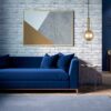 Italux 5900644316688 Skleněný lustr | Barevný kov | Mosaz