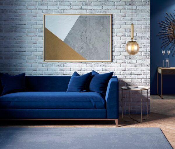 Italux 5900644316688 Skleněný lustr | Barevný kov | Mosaz