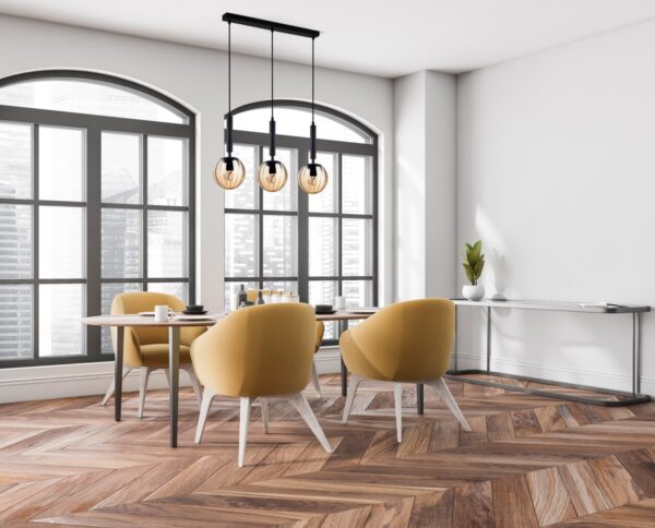 Italux 5900644319092 Lustr | E27 | Černá | Žlutá
