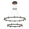 Italux 5900644316282 LED stropní svítidlo | Teplá bílá | Černá | 84W