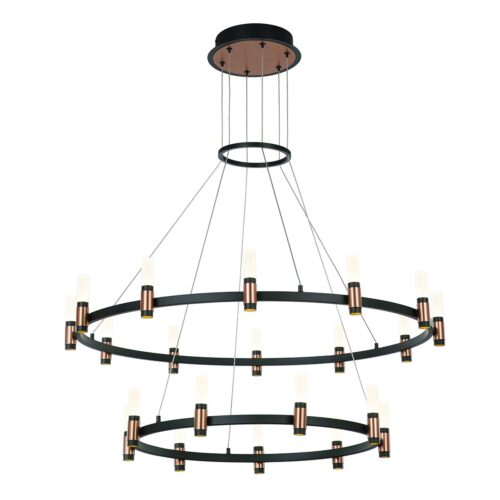 Italux 5900644316282 LED stropní svítidlo | Teplá bílá | Černá | 84W