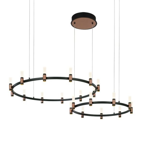 Italux 5900644316299 LED stropní svítidlo | Teplá bílá | Černá | 84W