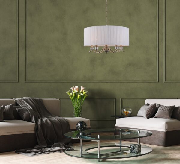 Italux 5900644316367 Lustr | E14 | Bílá