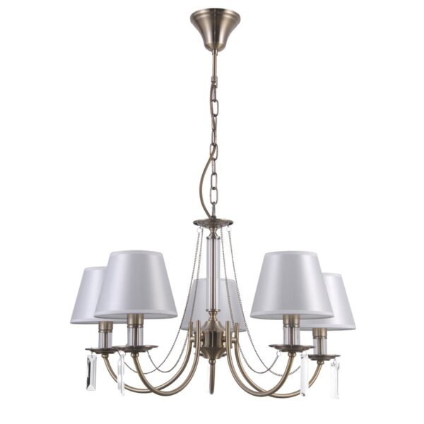 Italux 5900644316411 Lustr | E14 | Barevný kov | Bronz