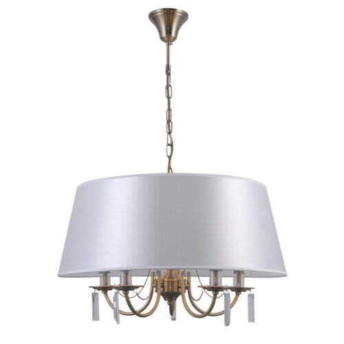 Italux 5900644316442 Lustr | E14 | Barevný kov | Bronz