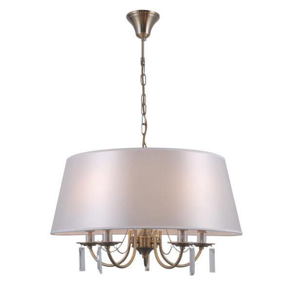 Italux 5900644316442 Lustr | E14 | Barevný kov | Bronz