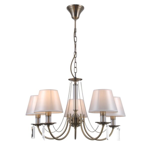 Italux 5900644316411 Lustr | E14 | Barevný kov | Bronz