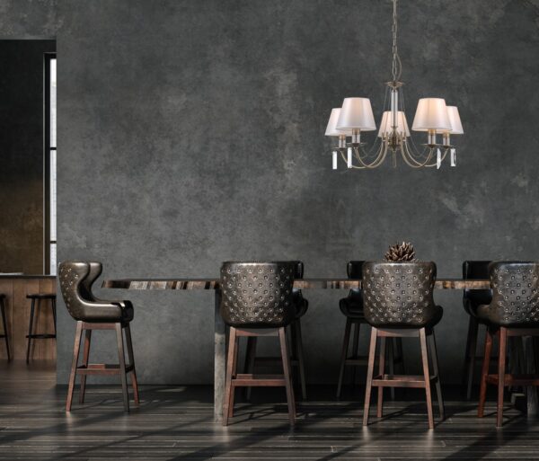 Italux 5900644316411 Lustr | E14 | Barevný kov | Bronz