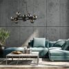 Italux 5900644316480 Skleněný lustr | G9