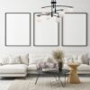 Italux 5900644316824 Skleněný lustr | G9 | Černá