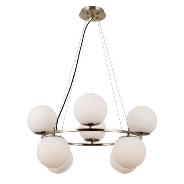 Italux 5902854533527 LED stropní svítidlo | 8x5W | Barevný kov | Bronz | 3