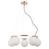 Italux 5902854533510 LED stropní svítidlo | 5x5W | Barevný kov | Bronz | 4
