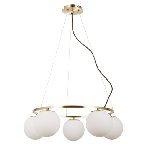 Italux 5902854533510 LED stropní svítidlo | 5x5W | Barevný kov | Bronz