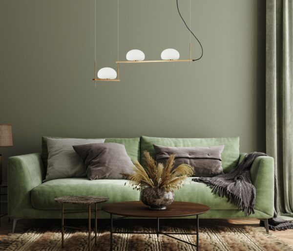 Italux 5902854533336 Lustr | G9 | Barevný kov | Bronz